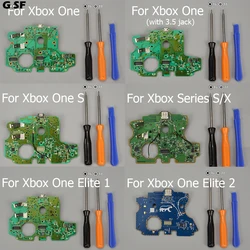 For Xbox One S 1537 1708 Elite 1/2 1698 Controller Game Motherboard LB RB USB Port Handle Power Circuit Board For Xbox Series SX