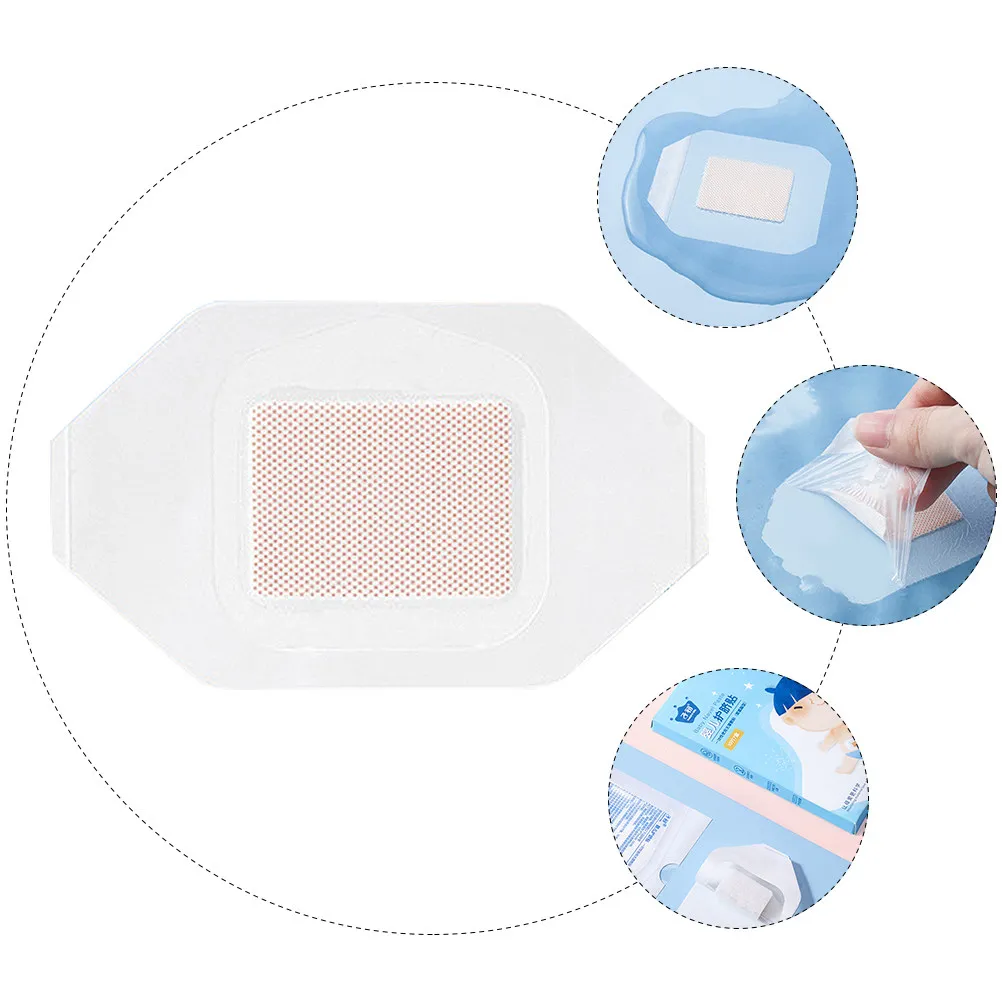 

1 Box Infant Belly Stickers Waterproof and Breathable Baby Navel Sticker for Swimming Safe Easy Apply Remove Patch