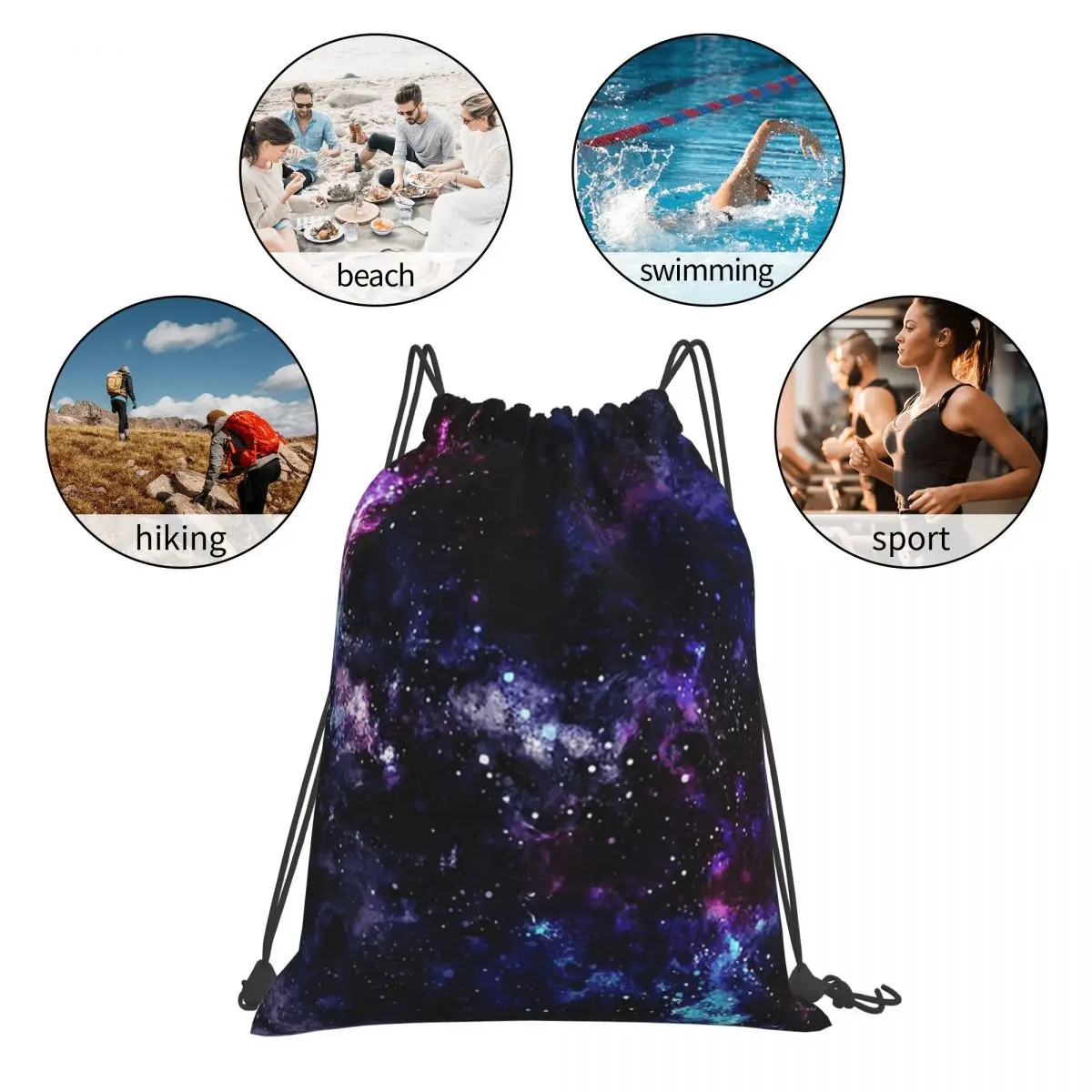 Inconceivably Vast Backpacks Fashion Drawstring Bags Drawstring Bundle Pocket Sundries Bag Book Bags For Man Woman School