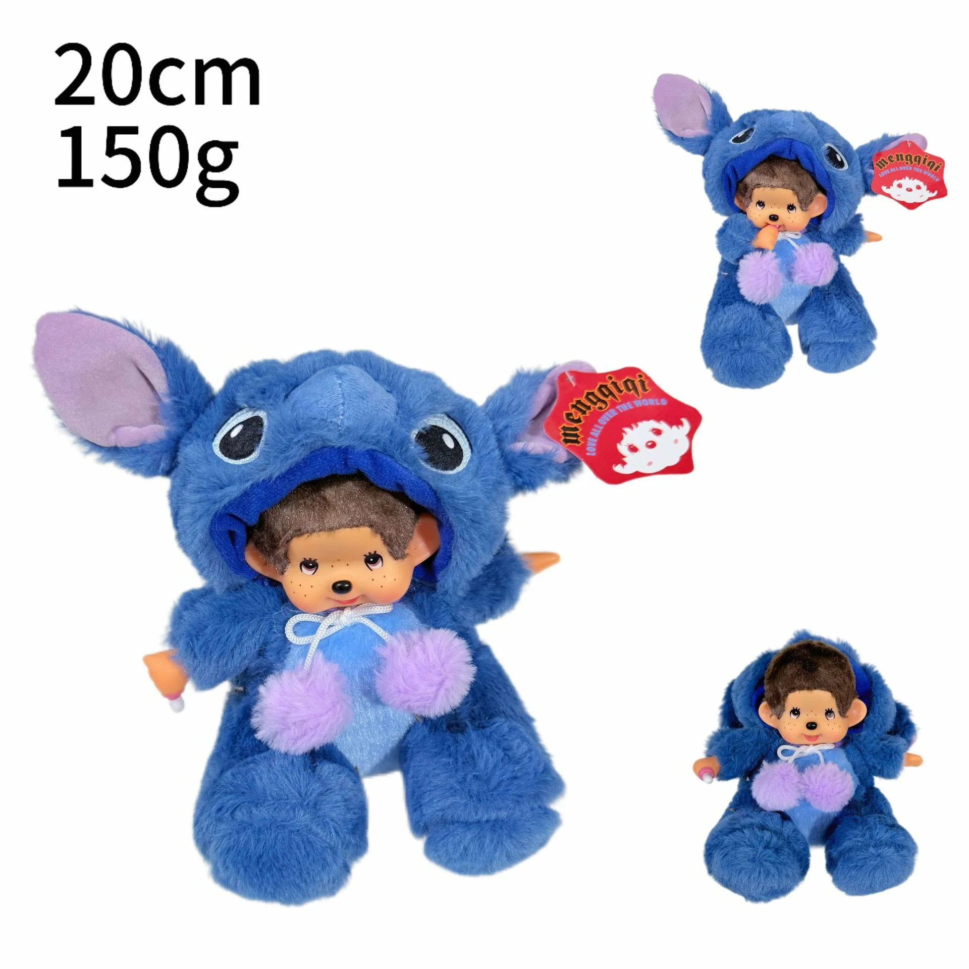 Disney20cm Monchhichis Transform Stitch Mickey Totoro Kiki Plush