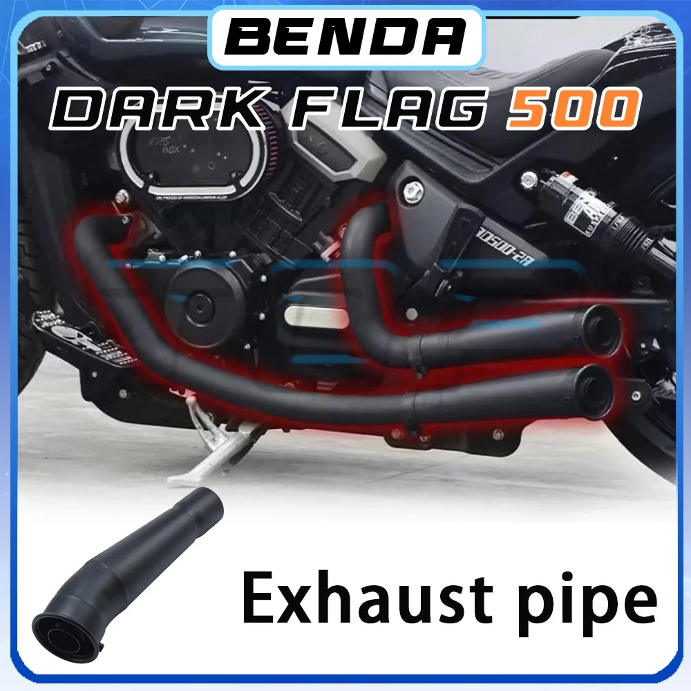 The sound waves were deep and resonant BENDA DARK FLAG 500 Stainless Steel Dual Exhaust Pipe 500 Dark Flag 500 dark flag