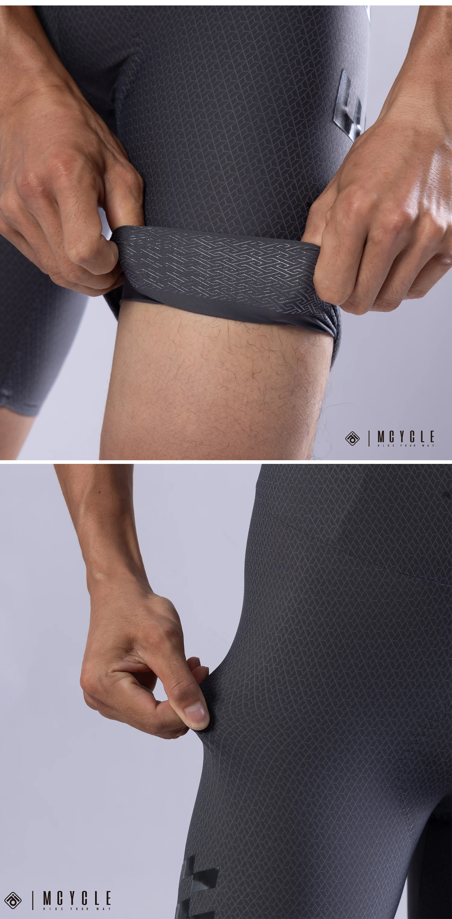 Mcycle Neue Stil Bike Shorts Strumpfhosen Anpassen Atmungsaktive Gepolsterte Fahrrad Shorts Nahtlose Radfahren Trägerhose Für Mann – Detail 16