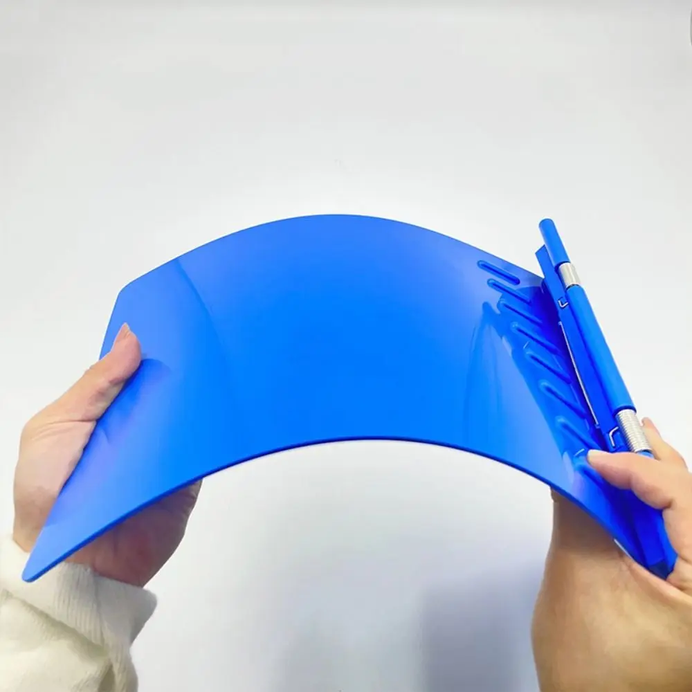 อเนกประสงค์ ABS ผู้ป่วยโฟลเดอร์ที่มีสีสัน A4 แฟ้มโฟลเดอร์พับน้ําหนักเบาคลิปแผ่นคลิปบอร์ดโฟลเดอร์อุปกรณ์สํานักงาน