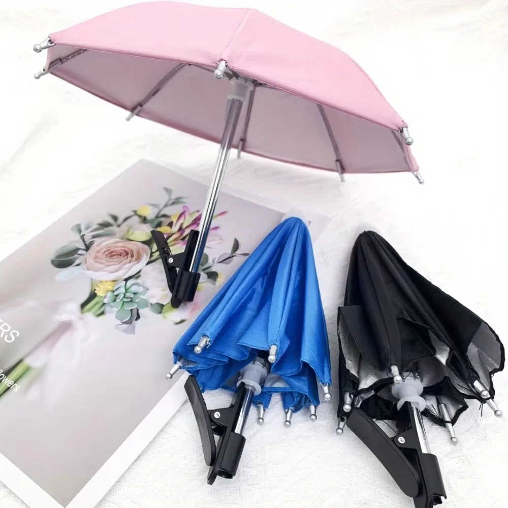 

Mini & Portable​​ Phone Sunshade Umbrella​​ ​​Cute Design​​ ​​Waterproof​​ ​​Motorcycle Phone Bracket​​ Waterproof