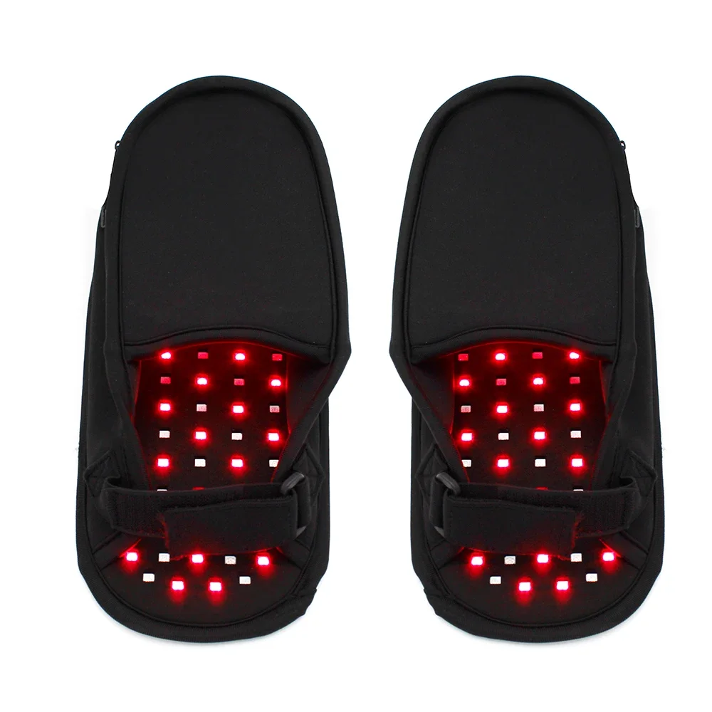New Design 660nm 850nm Red Light Therapy Walking Slippers Near Infrared Light Therapy Shoes Foot Health Therapy slippers fast sh