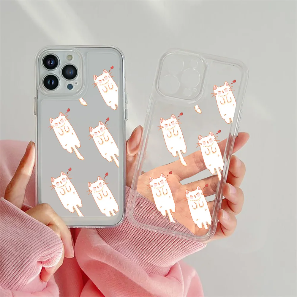 Fox Phone Case for IPhone 14 13 ProMax XR XS Max 7 8 Plus SE 12 Mini 11  Soft TPU Back Shell Cover Transparent Autumn Capinha