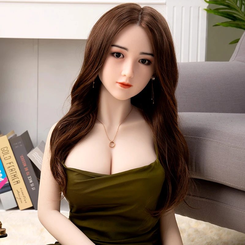 

165CM Silicone Sex Doll With Vein Big Boobs Real Vagina Pussy Ass Lifelike Adult Male Toy Realistic Implanted Hair Love Sex Doll