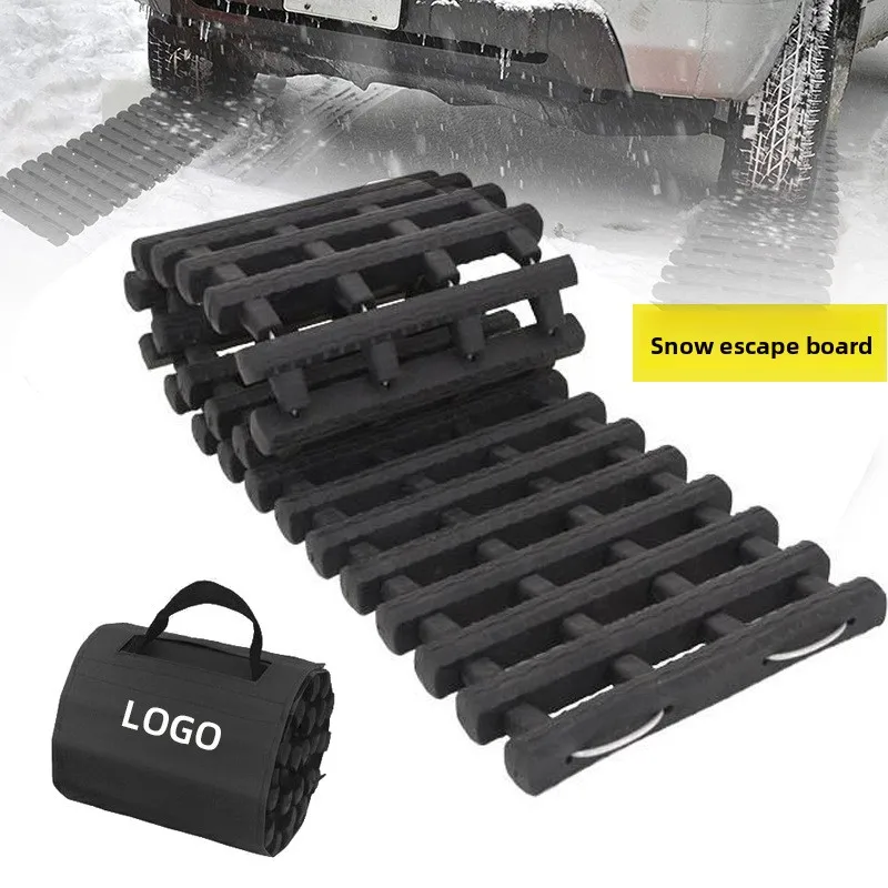 

Car Anti-skid Escape Track, Portable Vehicle Rescue Anti-skid Plate, Sand, Mud, Snow Special, Tire Escape Ladder