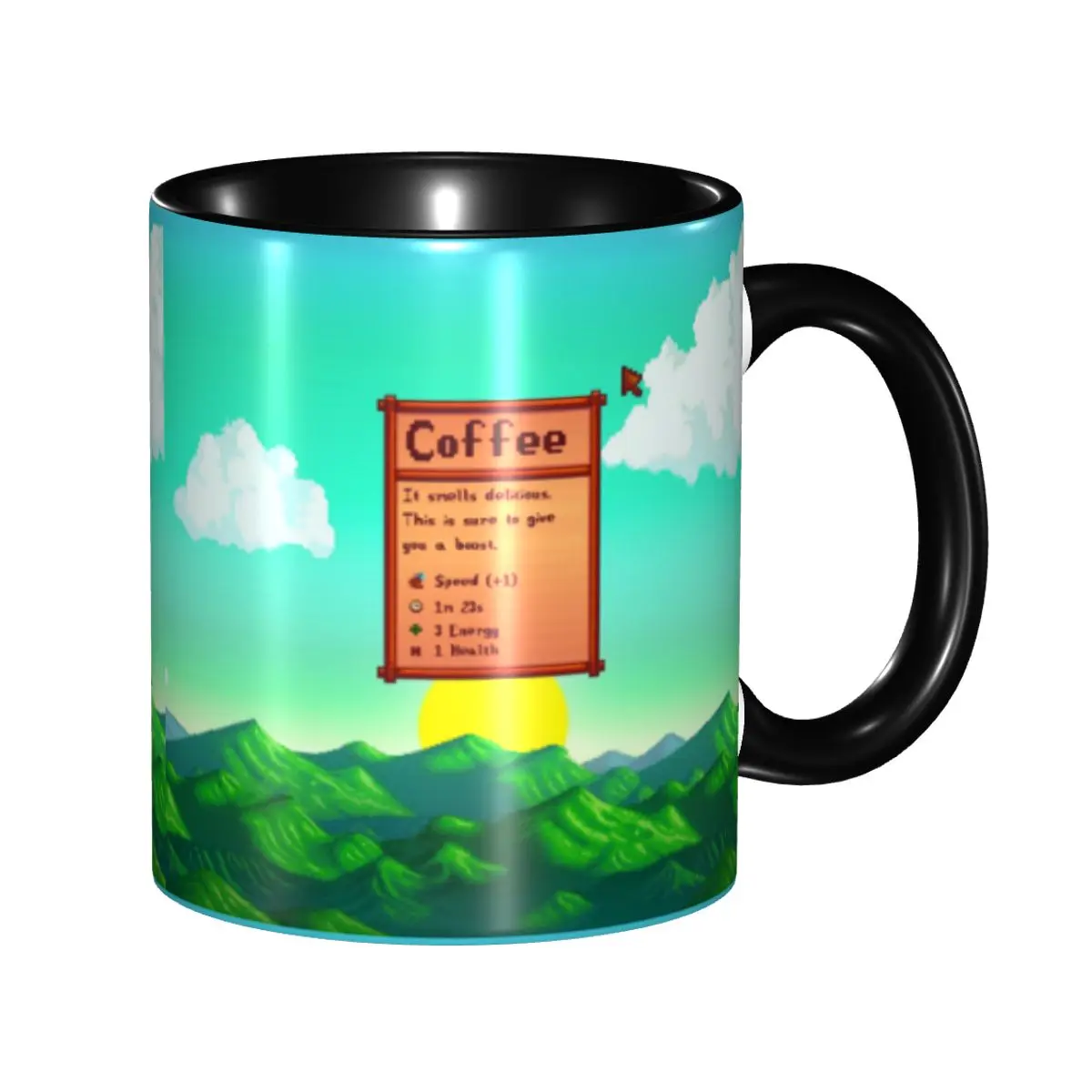 DIY Stardew Valley Video Gamer Ceramic Mug Customized Coffee Cups Creative Gift
