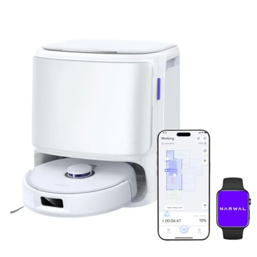 Freo x10 pro robô vácuo e esfregão combo 11 000pa sucção dualflow sistema livre de emaranhados mopextend borda limpeza auto-esvaziamento automático