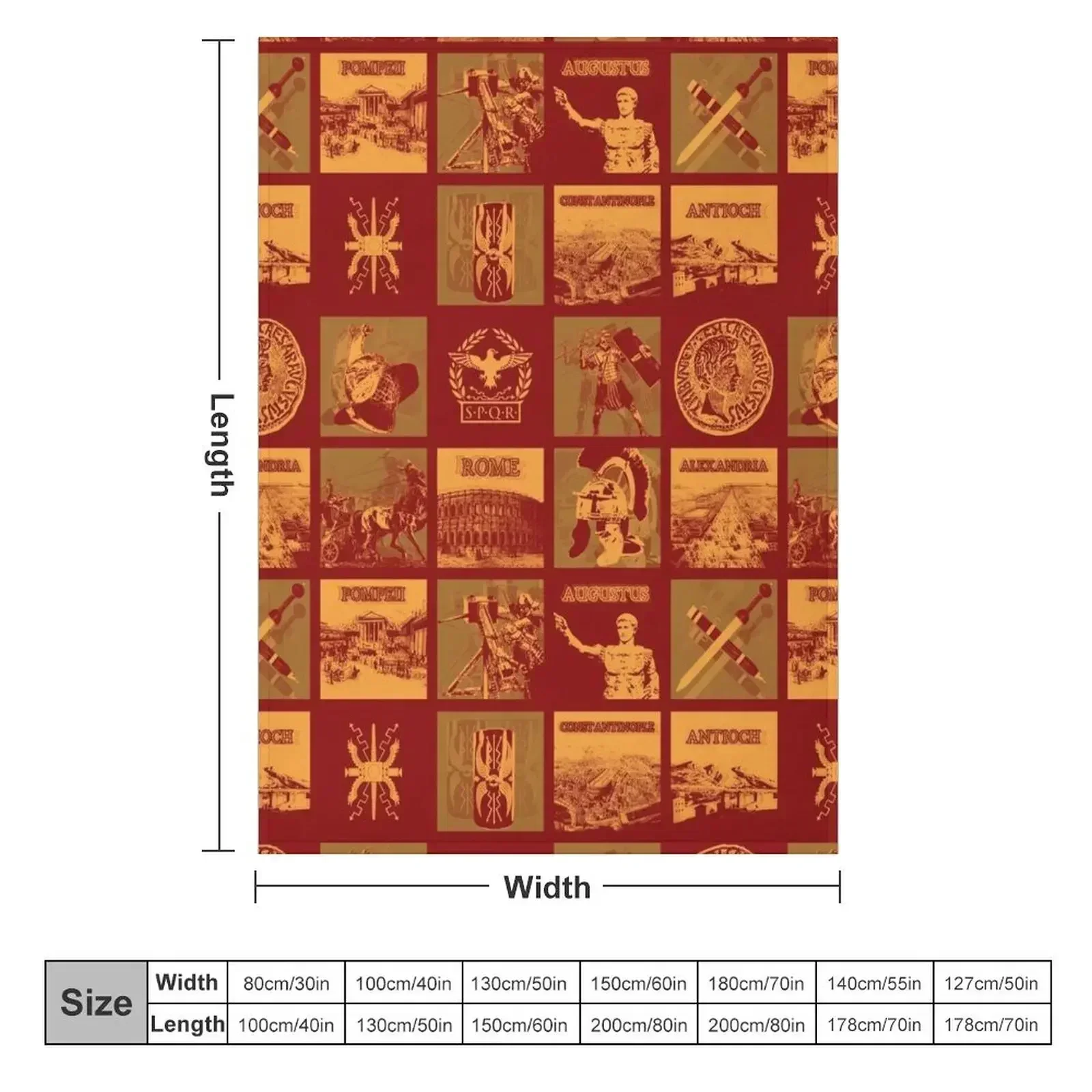 Roman Empire collage Throw Blanket Summer Beddings for sofa Summer Blankets