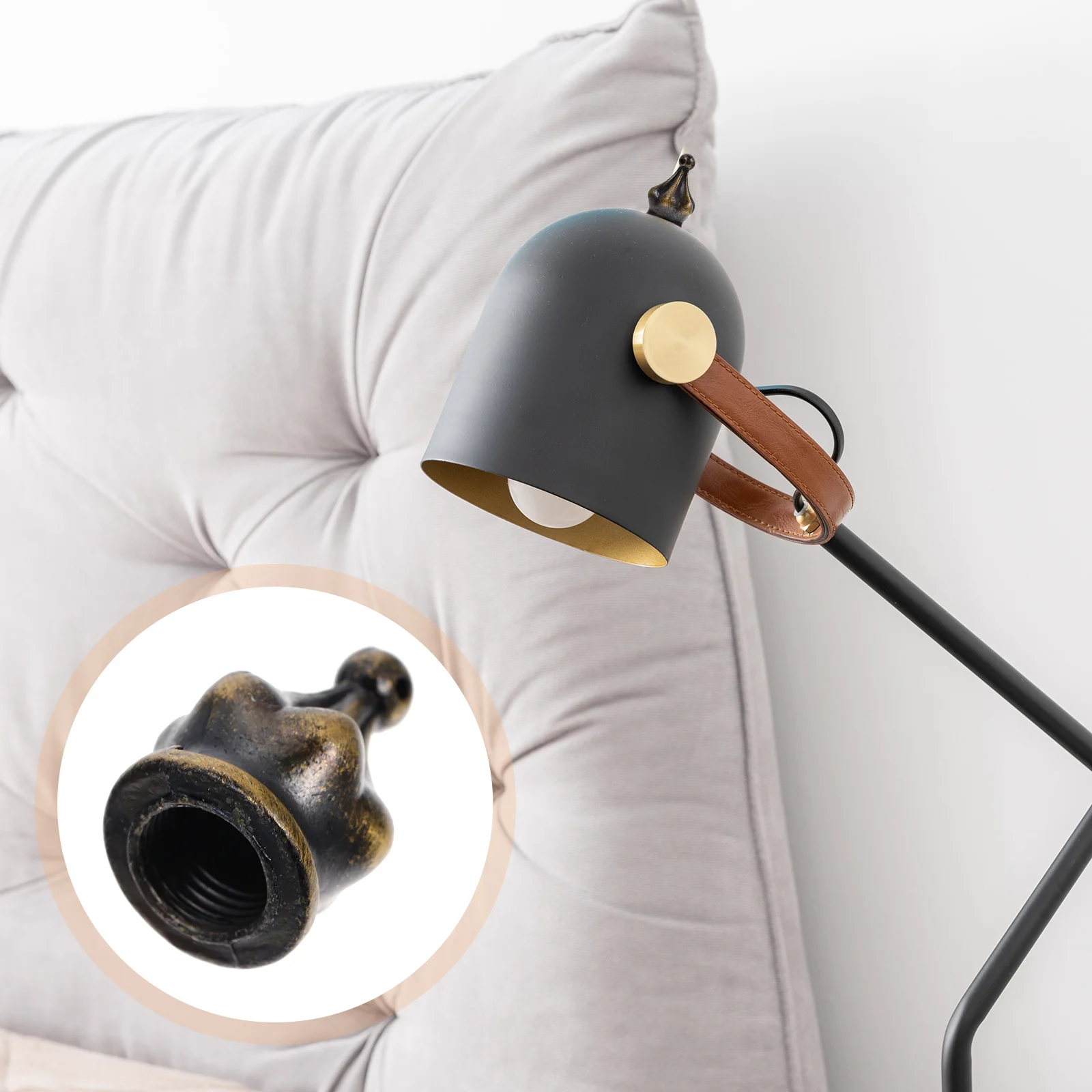 

4 шт., лампа премиум-класса из цинкового сплава, 10 мм, внутренняя резьба, декоративная ручка освещения для люстр, проекты освещения своими руками