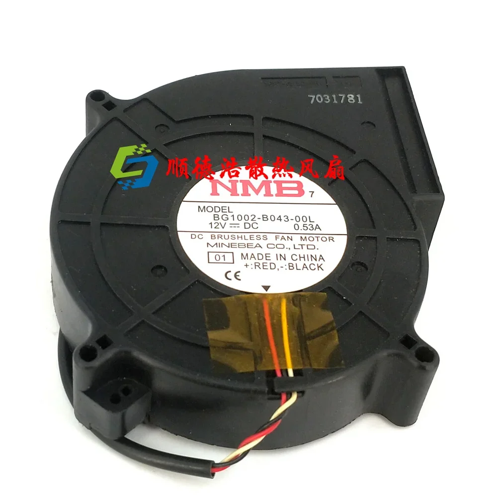 

NMB BG1002-B043-00L DC 12V 0.53A 100x100x25mm 3-Wire Server Cooling Fan