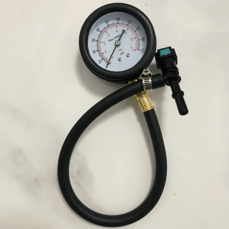 Automobile Fuel System Gasoline Pressure Gauge Motorcycle Car Fuel Pressure Gauge Car Gasoline Pressure Gauge Meter Tester Tool