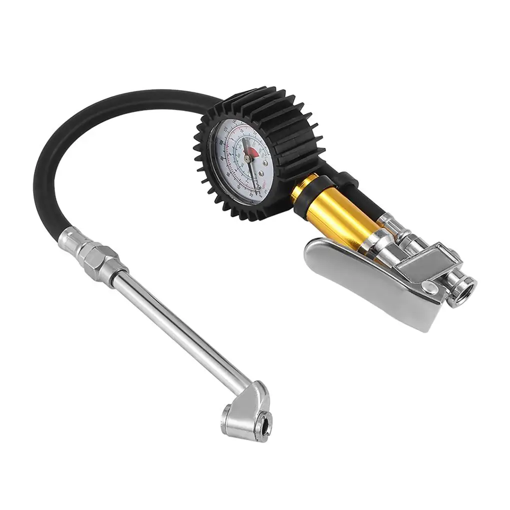 

Tire Inflator Pressure Gauge Car Supplies Space Saving Professional