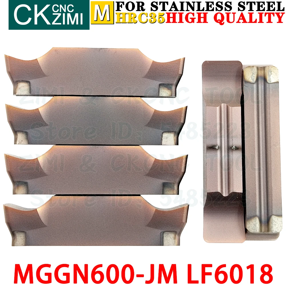 MGGN600-JM LF6018 MGGN 600 JM LF6018 6mm fine grinding Carbide Sisipan Cutting grooving Sisipan alat MGMN600 MGGN600 JM LF6018 CNC mekanik Logam Bubut Alat untuk Stainless Steel