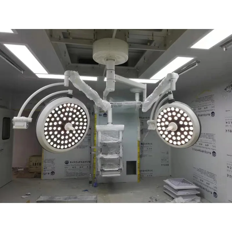 Durable Medical Dual Head Shadowless Light 700+500 LED Surgical Operation Lighting Tool