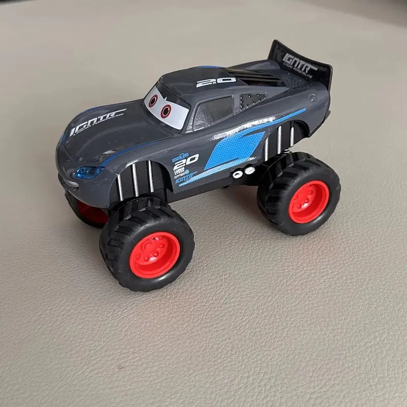 Disney Toy Story 4 Model Auta z Bajki Zygzak McQueen ze Światłami, Napęd Inercyjny, Auta z Wolnym Ruchem Koła, Kolekcja Zabawek, Prezent dla Dzieci
