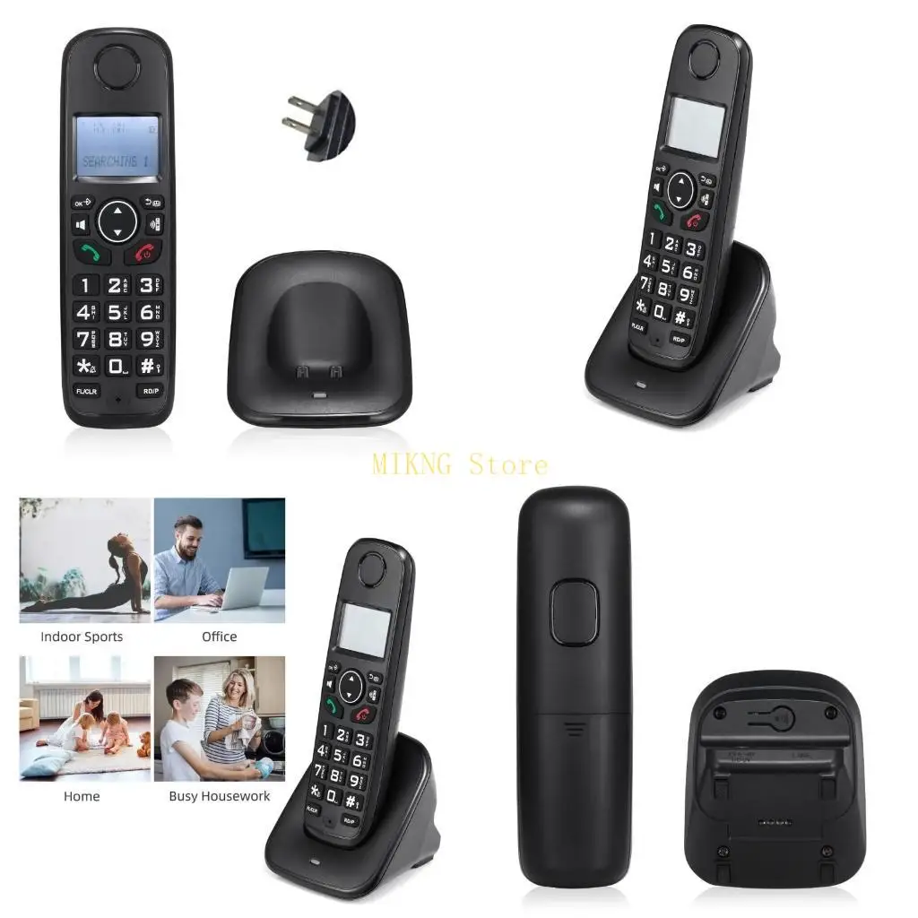 Wireless Telephone Landline Phone with Caller Display and Memory for Home and Office School Use D1001 best sale