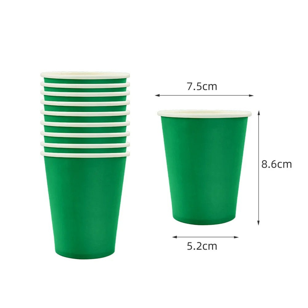 10–300 Stück Partybecher, einfarbig, Einweg-Trinkbecher, Papier-Kaffeebecher, Hochzeit, Babyparty, Geburtstag, Party-Dekoration, Zubehör – Detail 9