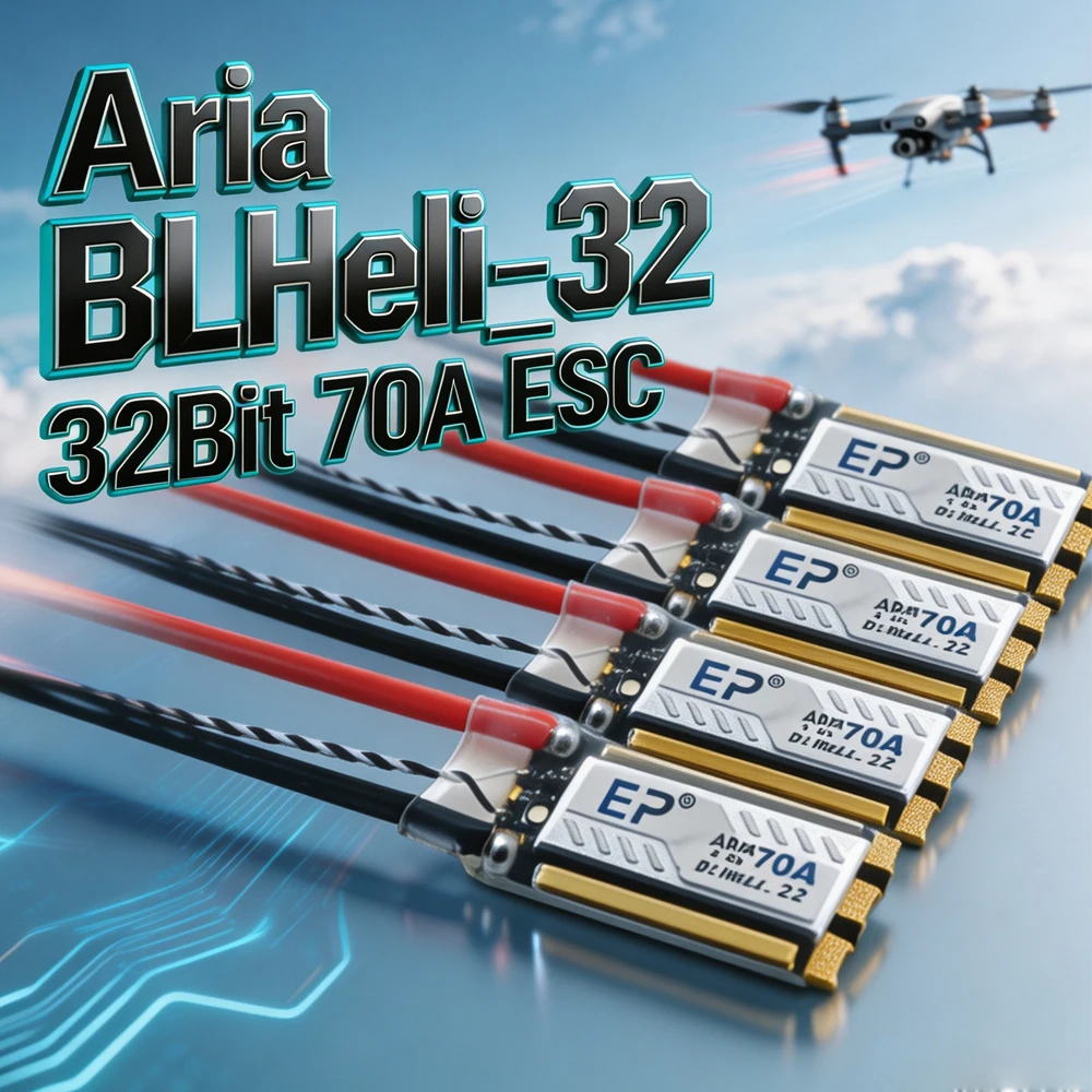 Aria BLHeli_32 32Bit 70A 3-6S ESC Current Meter Sensor Support Oneshot 125,Oneshot 42,Multishot Dshot VS DYS ESC