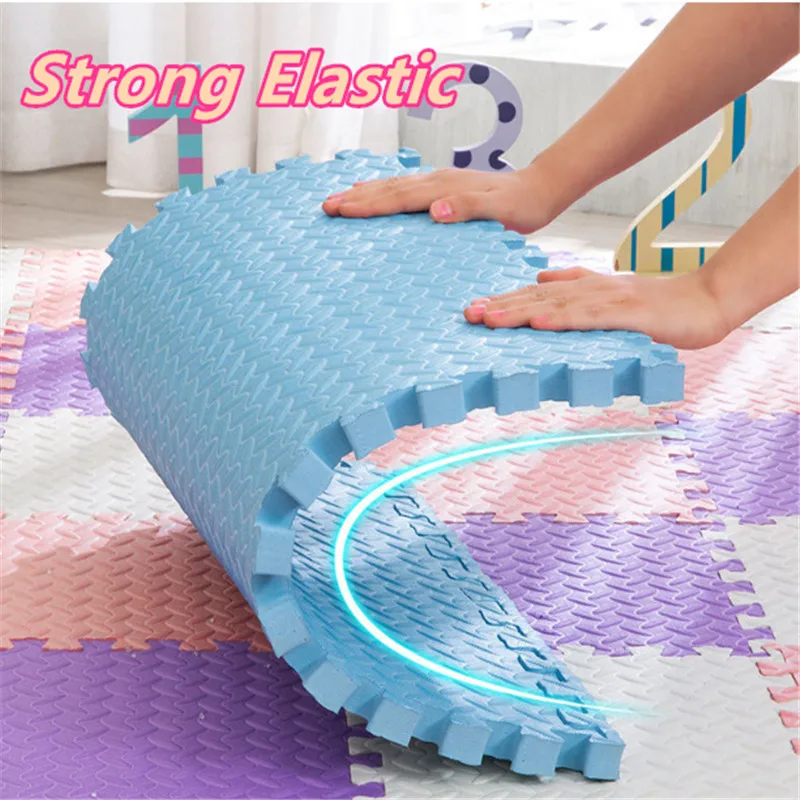 Puzzle Mat 16PCS Play Mats 30x30cm Game Mats Thick 1cm Baby Game Mat Foot Mat for Baby Play Mat Puzzle Mat Floor Mats Kid Carpet