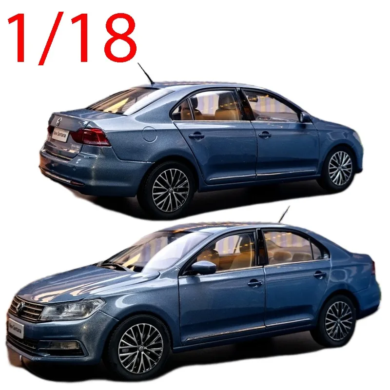 

Литая под давлением модель автомобиля из сплава SAIC Volkswagen в масштабе 1/18, новые игровые автомобили Santana, коллекционные игрушки для мальчиков