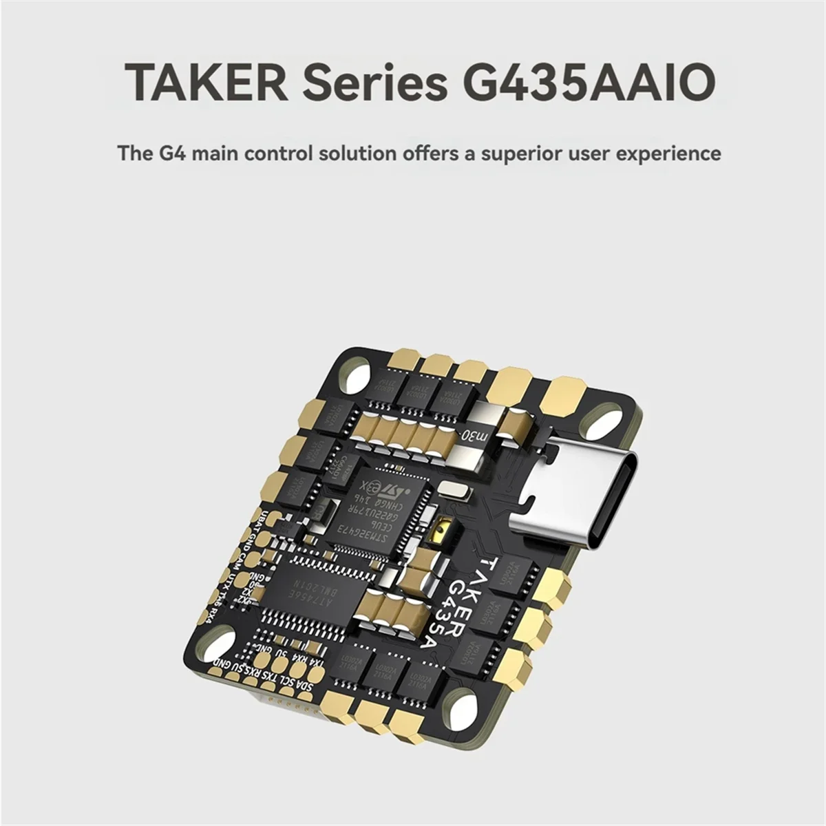 New GEP-TAKER G4 35A AIO G473 Flight Control 170MHz 2-4S BLHELIS 35A ESC for RC FPV Racing Drone