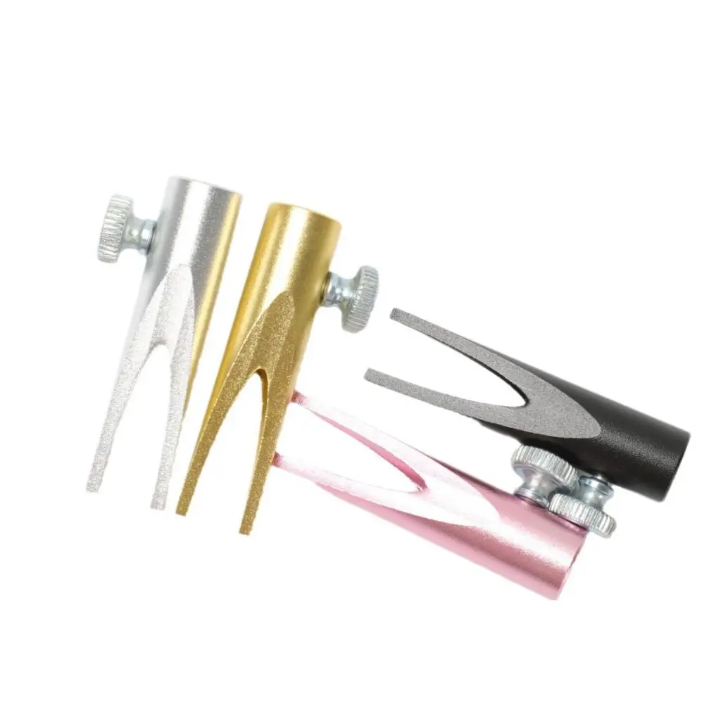 2Pcs Aluminum Alloy Eyebrow Pencil Sharpener Helper Duckbill-Shaped U-Shaped Microblading Pencil Sharpener Compact Portable
