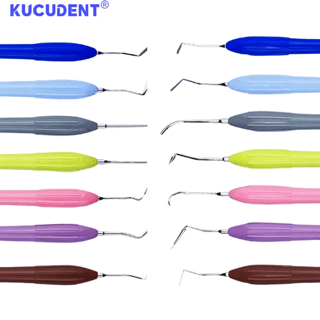 7pcs/set Dental Composite Resin Filling Kit Aesthetic Restoration Spatula Instruments Placement Restorative Clinic Tools