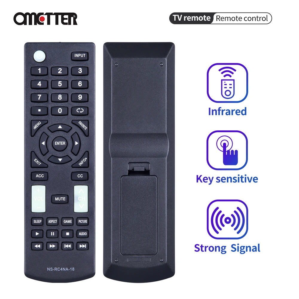 NS-RC4NA-18 جديد لشارة التلفزيون التحكم عن بعد NSRC4NA16 NSRC4NA17 NSRC4NA18 NS-22D420NA18 Fernbedienung