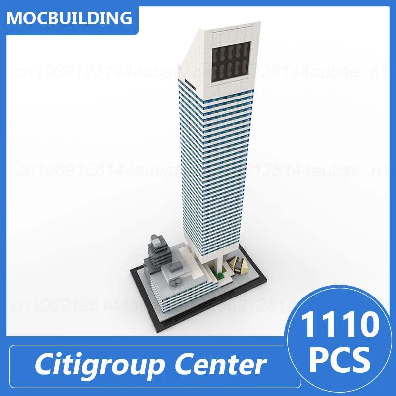 Citigroup Center 1:800 Schaalmodel Moc Bouwstenen Architectuur DIY Monteren Bakstenen Educatief Creatief Speelgoed Geschenken 1110PCS