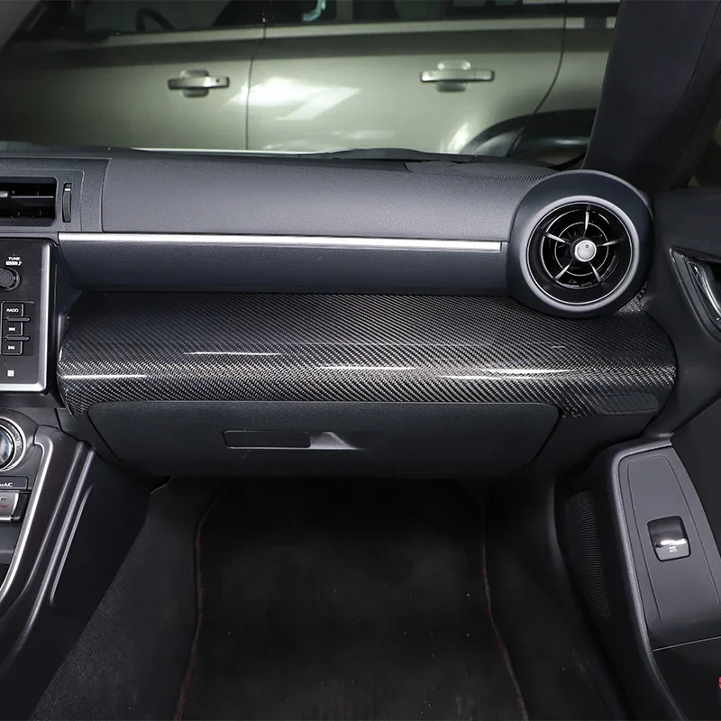 

For Toyota 86/Subaru BRZ 2022 Accessories Real Carbon Fiber Center Console Dashboard Decorative Panel Trim Sticker Interior