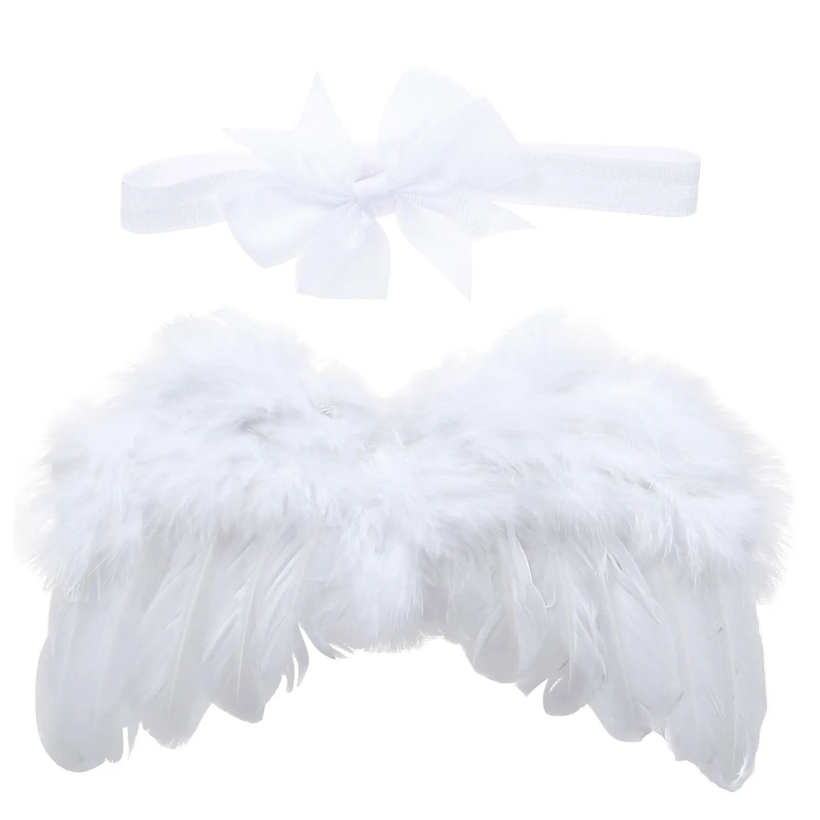

Angel Kids Costume Props Costume Props Lightweight Party Outfit Performing Bow Headband Accessories Storage