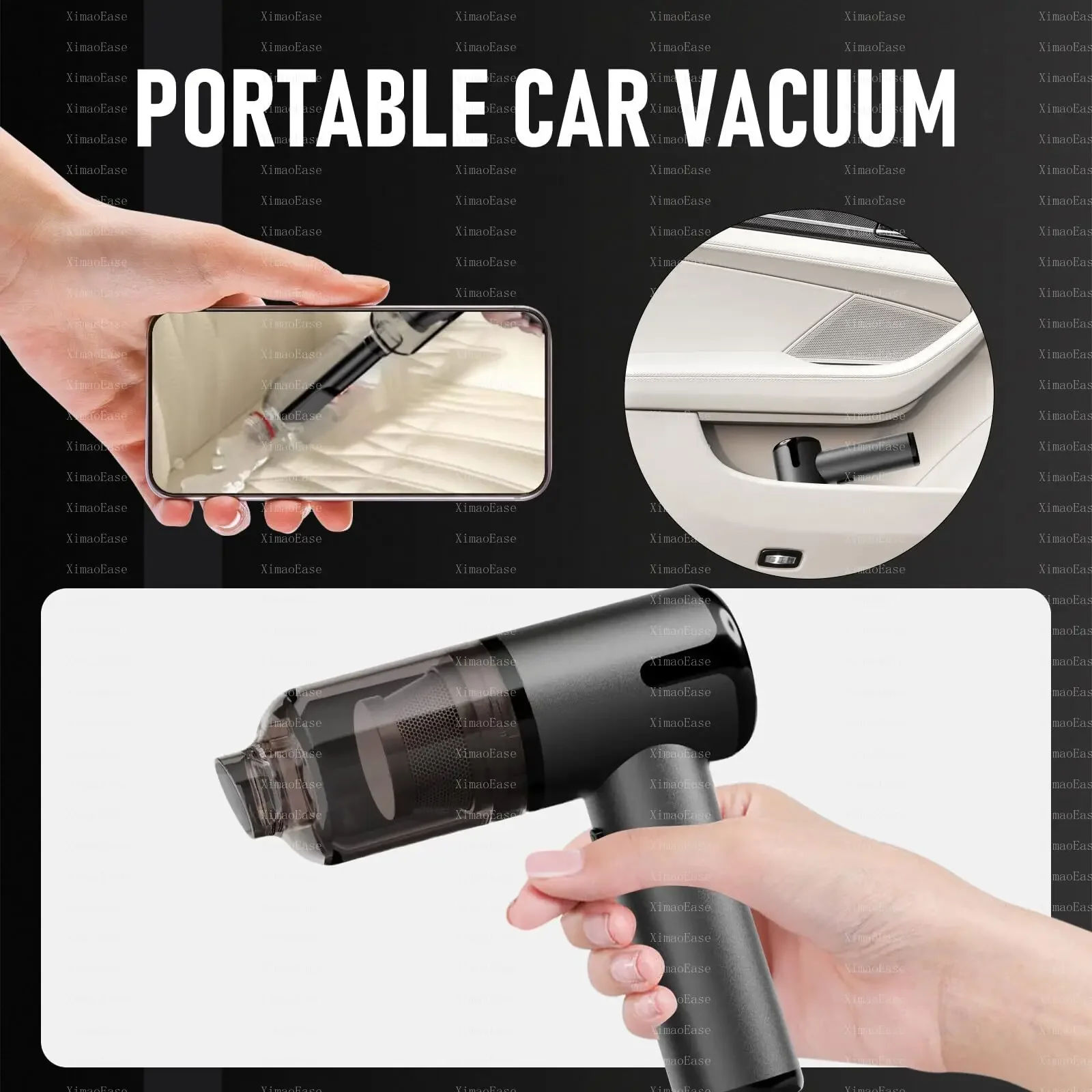 Powerful Car Vacuum Cleaner Wireless Blowing Suction High Power Vehicle laptop Multifunction Portable Vacuum Cleaner  car Vaccum