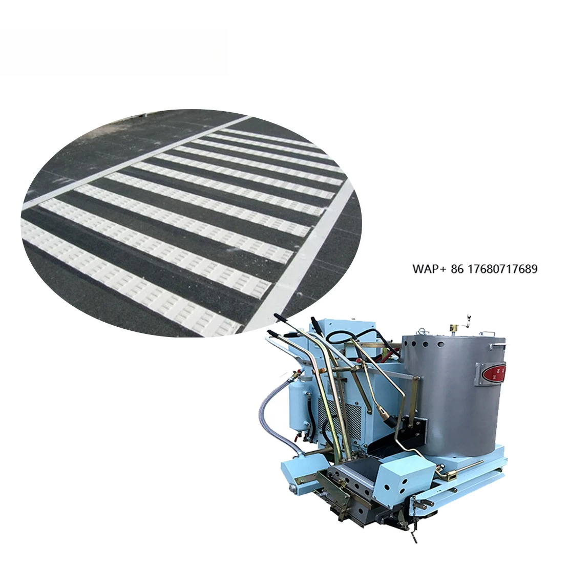 Painting Thermoplastic Self-propelled Convex Line Marking Vibration Road Paint Machine for City Roads Raised Line Oscillating
