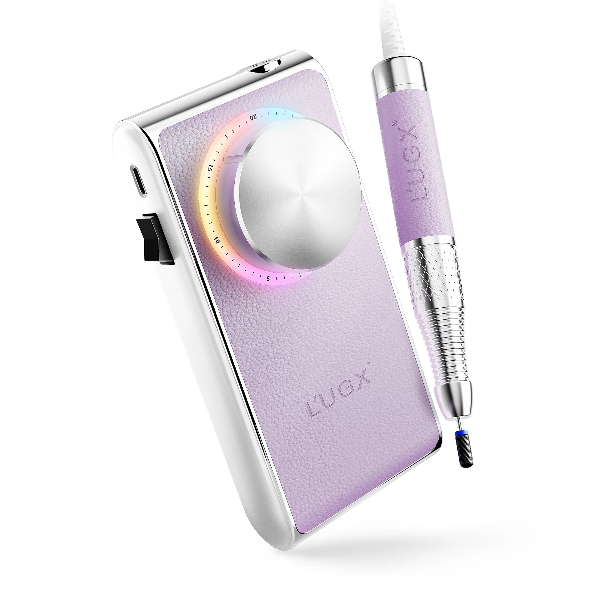 2026 LG902 Type C Charging Nails E-file Professional Factory Ultra Smooth Cordless 30000RPM Portable Coreless Nail Drill Machine