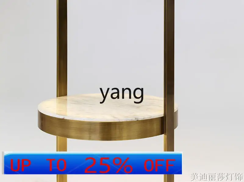 

CX Neoclassical Creative Marble Side Table Model Room Glass Floor Ornaments Lighting