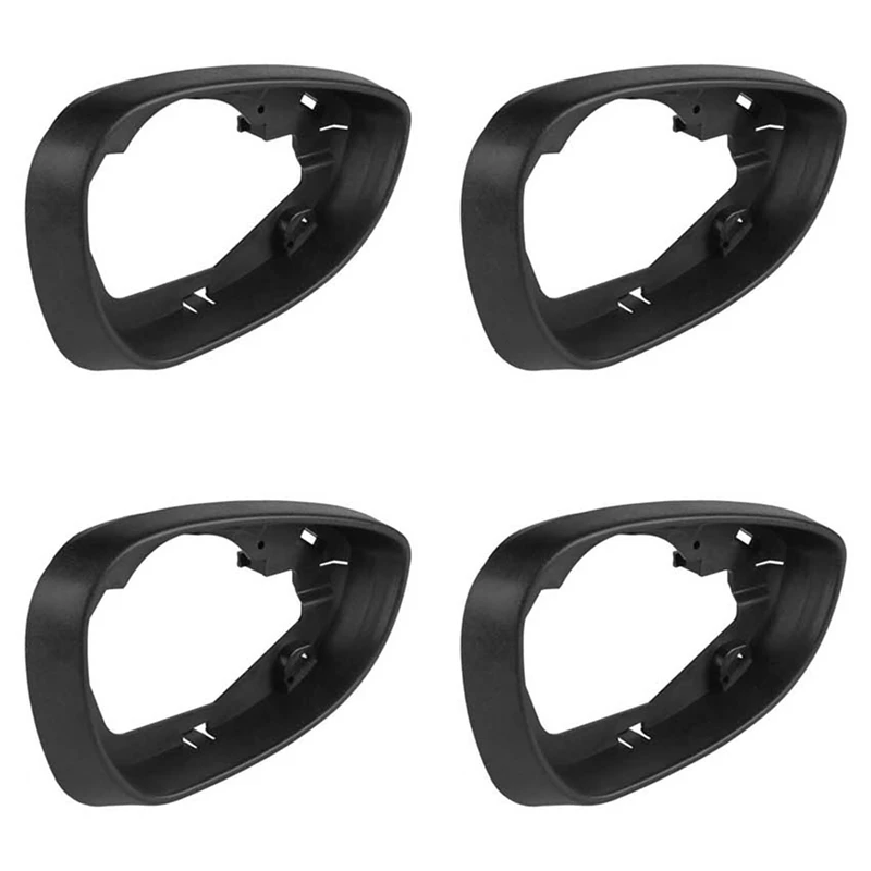 

4X Car Right Side Door Wind Rearview Mirror Cover Frame For Ford Fiesta MK7 2009-2017