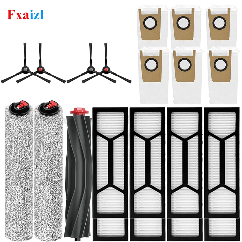 Für Eufy Omni S1 Pro / Omni S1 Staubsauger Ersatzteil Hauptwalze Seitenbürste HEPA-Filter Mopp Tuch Staubbeutel Zubehör