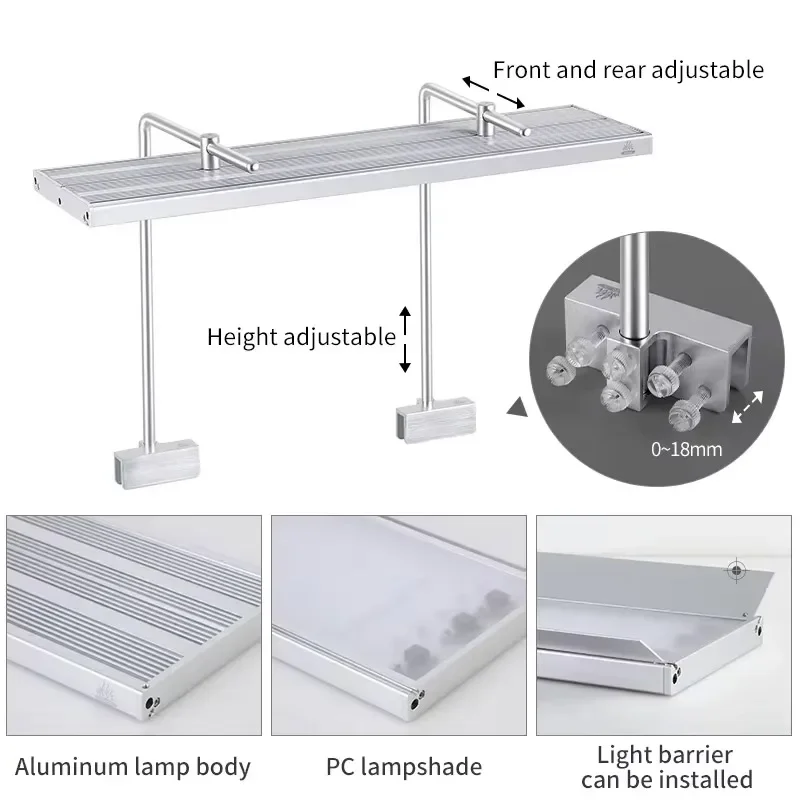 WEEK AQUA L Series Led L600 K PRO L900 K PRO L1200 K PRO Aquarium Plants Growing Light Fish Tank Lamp With APP Dimmer