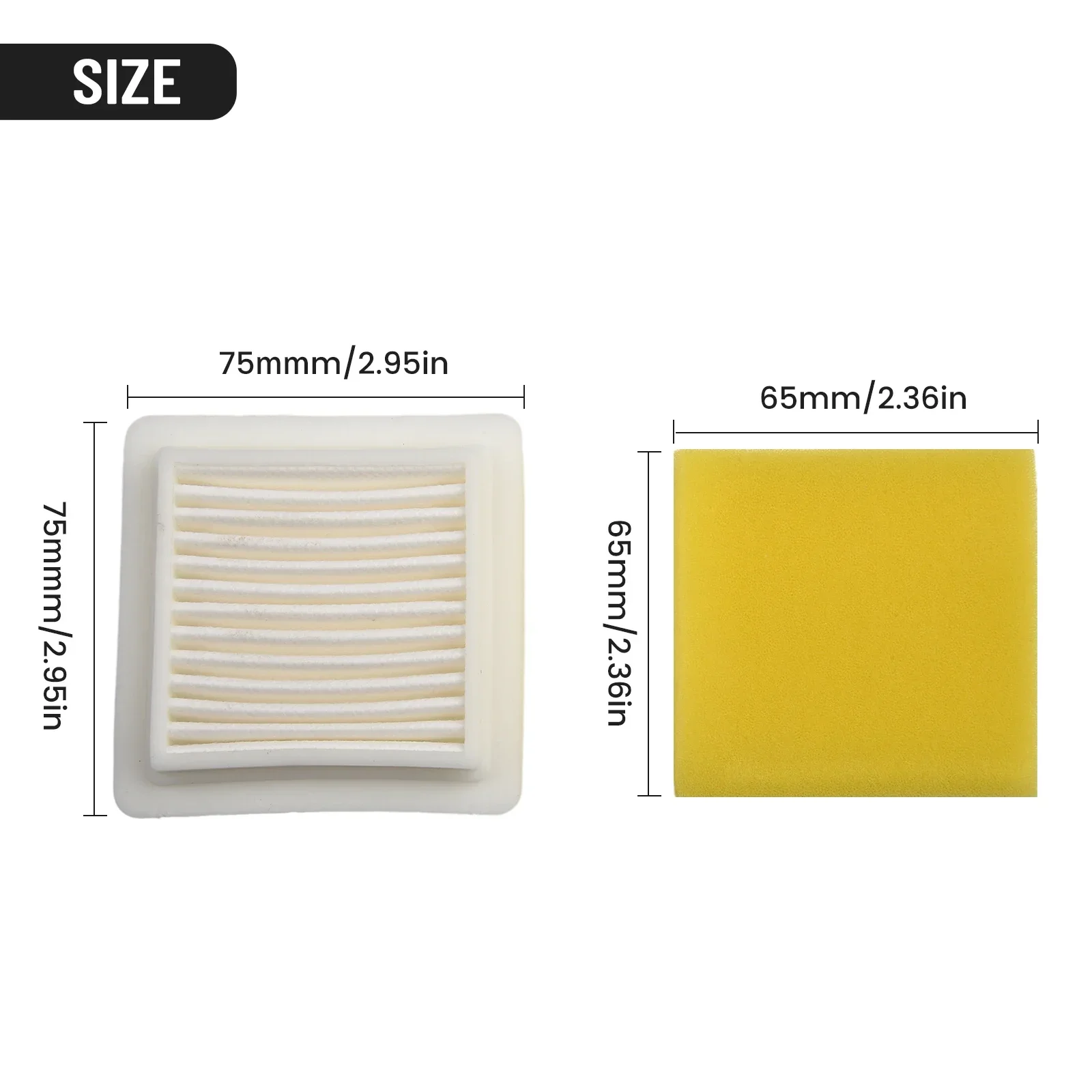 A226002030/40 Air Filter Accesory Edger For ECHO SRM-2620 SHC-2620 Lawn Mower Power Pruner Telescoping Shaft Durable