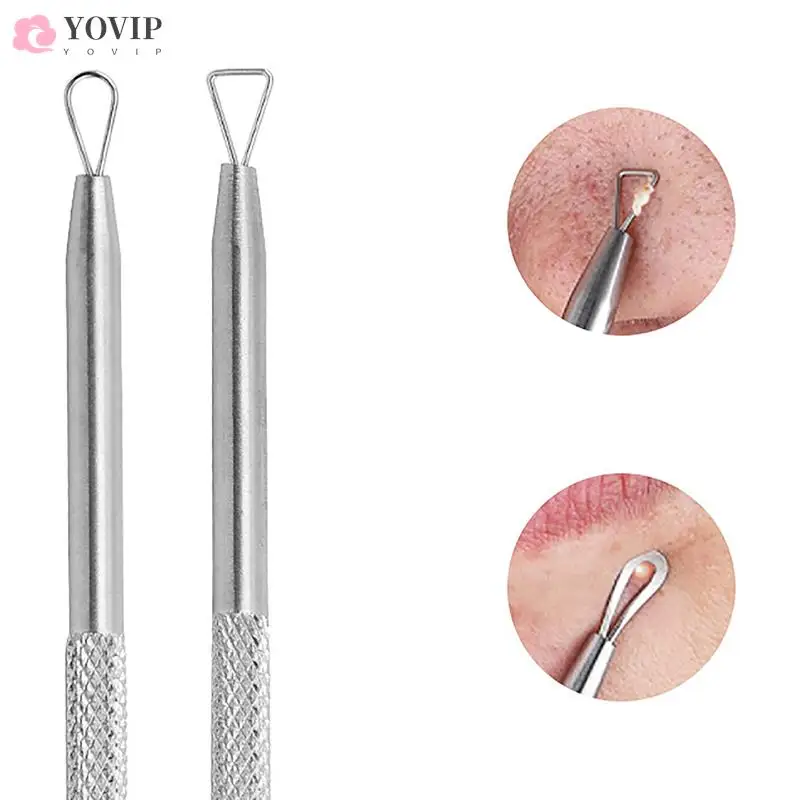 Dual Heads Acne Needle Blackhead Blemish Squeeze Pimple Extractor Remover Spot Cleaner Beauty Skin Care Tool