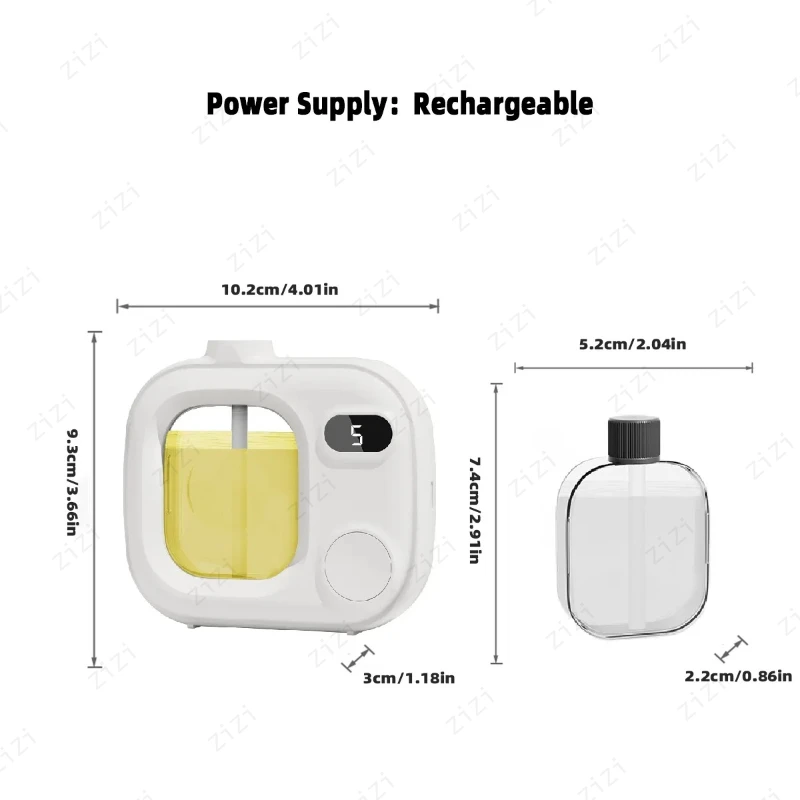 Home Bedroom Toilet Fragrance Machine Fresh Air Deodorizing Diffuser USB High-frequency Atomization Automatic Fragrance Diffuser view 6