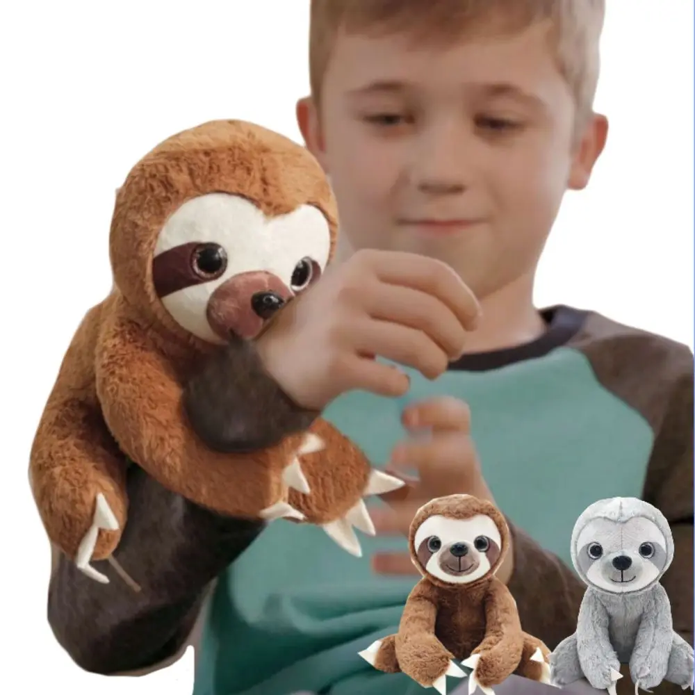 

For Friends Big Eyes Sloth Plush Toy Stuffed Animals Soft Comfort Stuffed Sloth Cuddly 25cm Simulation Sloth Doll Birthday Gift