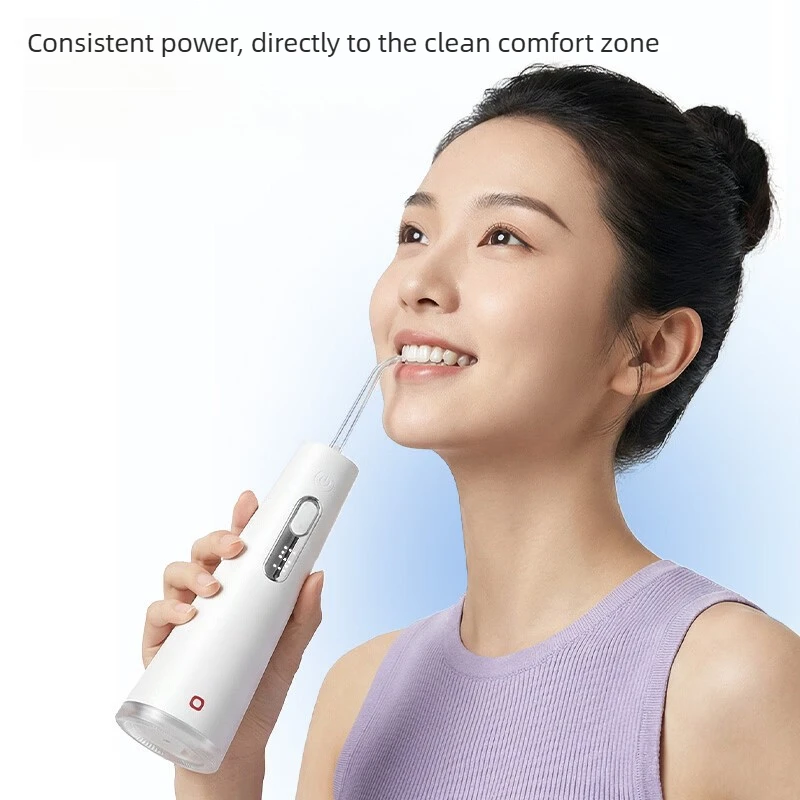10-Speed Portable Water Flosser with Display, 300ml Large Tank Ultrasonic Dental Oral Irrigator for Braces Gums Gift for Couples