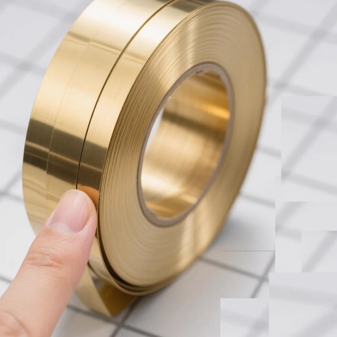 Brass Craft Wire Flat Brass Wire 0.25mm Thick 1mm 3mm 5mm 6mm Wide Thin Brass Strip for DIY Jewellery Making Wire for Wrapping