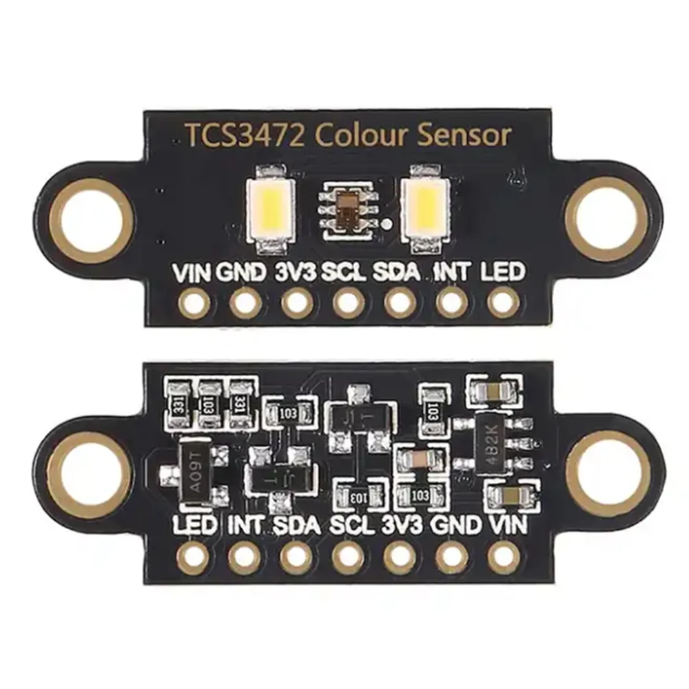 TCS3472 Color Sensor Recognition Module RGB IIC Color Light Sensor Development Board with IR Filter for Arduino STM32 30