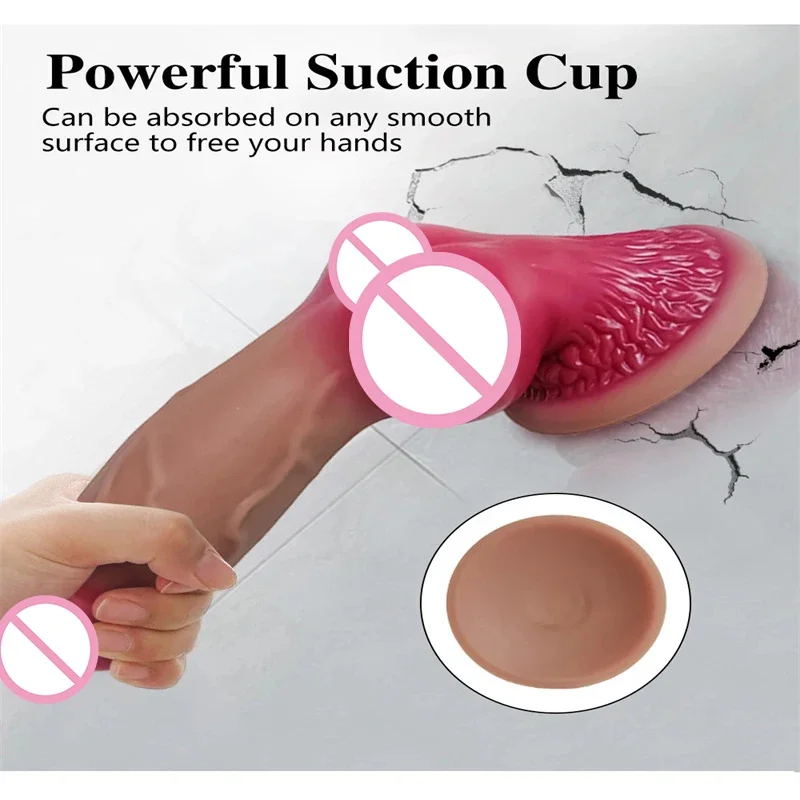 Ejaculation Suction Cup Dildo Vaginal Pump Artificial Penis Sex Vibrator To For Men Erotic Toys Play Pleasure Toy Man Toys