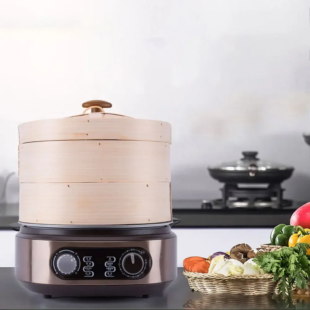 Electric Steamer Intelligent Food Steam Cooker  Large-capacity Steaming Machine Multi Cooker